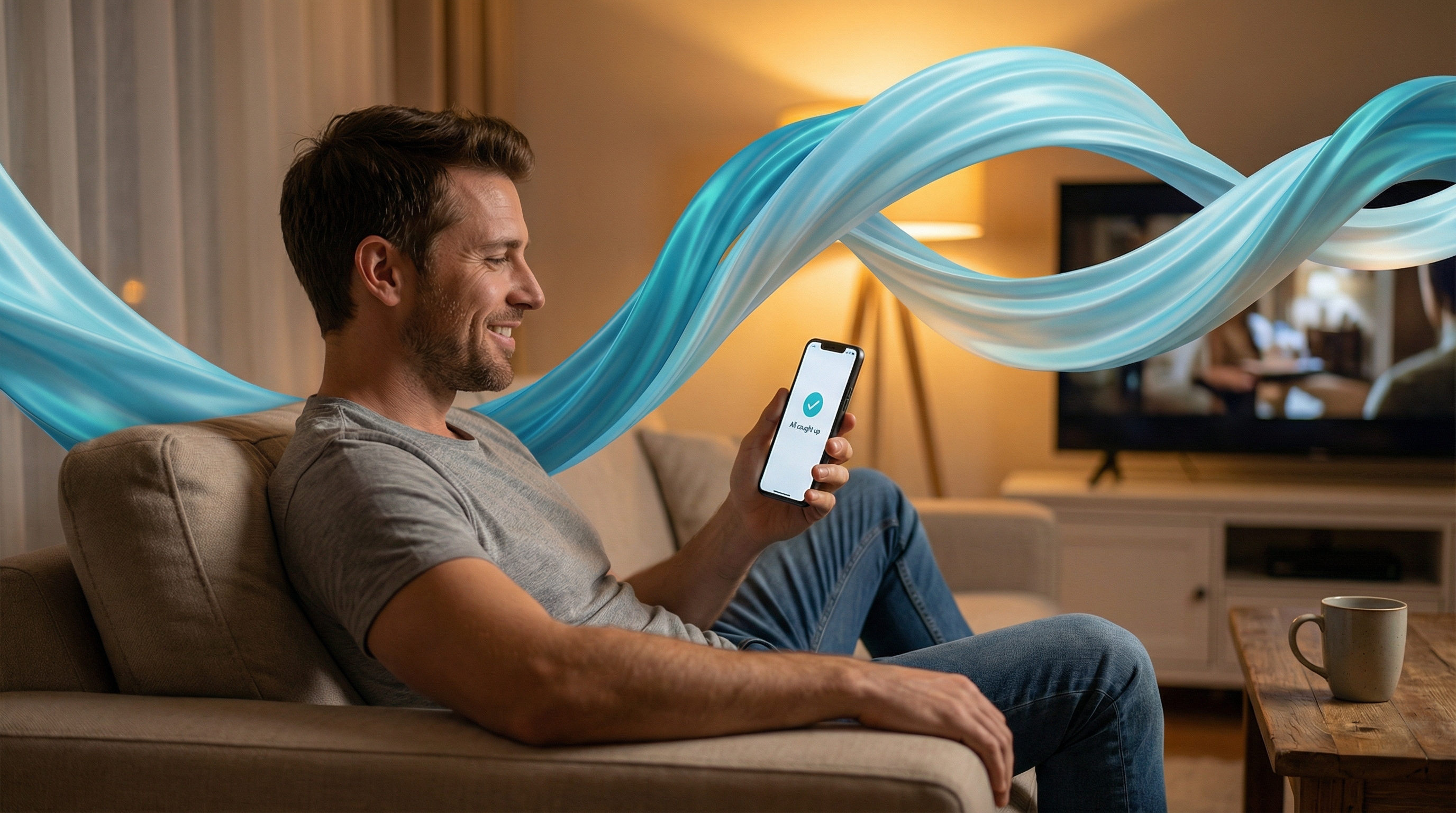 Field rep staying organized between meetings